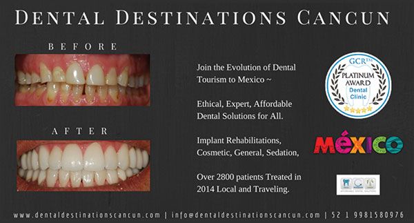 Figure 8: Dental destination advertisement. Source: https://cancundentistdentaris.wordpress.com/tag/cosmetic-dentistry-mexico/