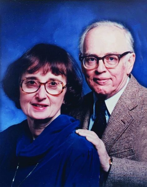 Harold Saffir shown with his wife, Joyce